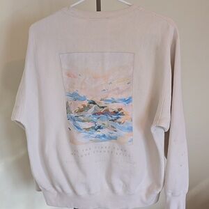 Graphic Crewneck - As Is - Tofino BC "Tide Turns My Love Stands Still